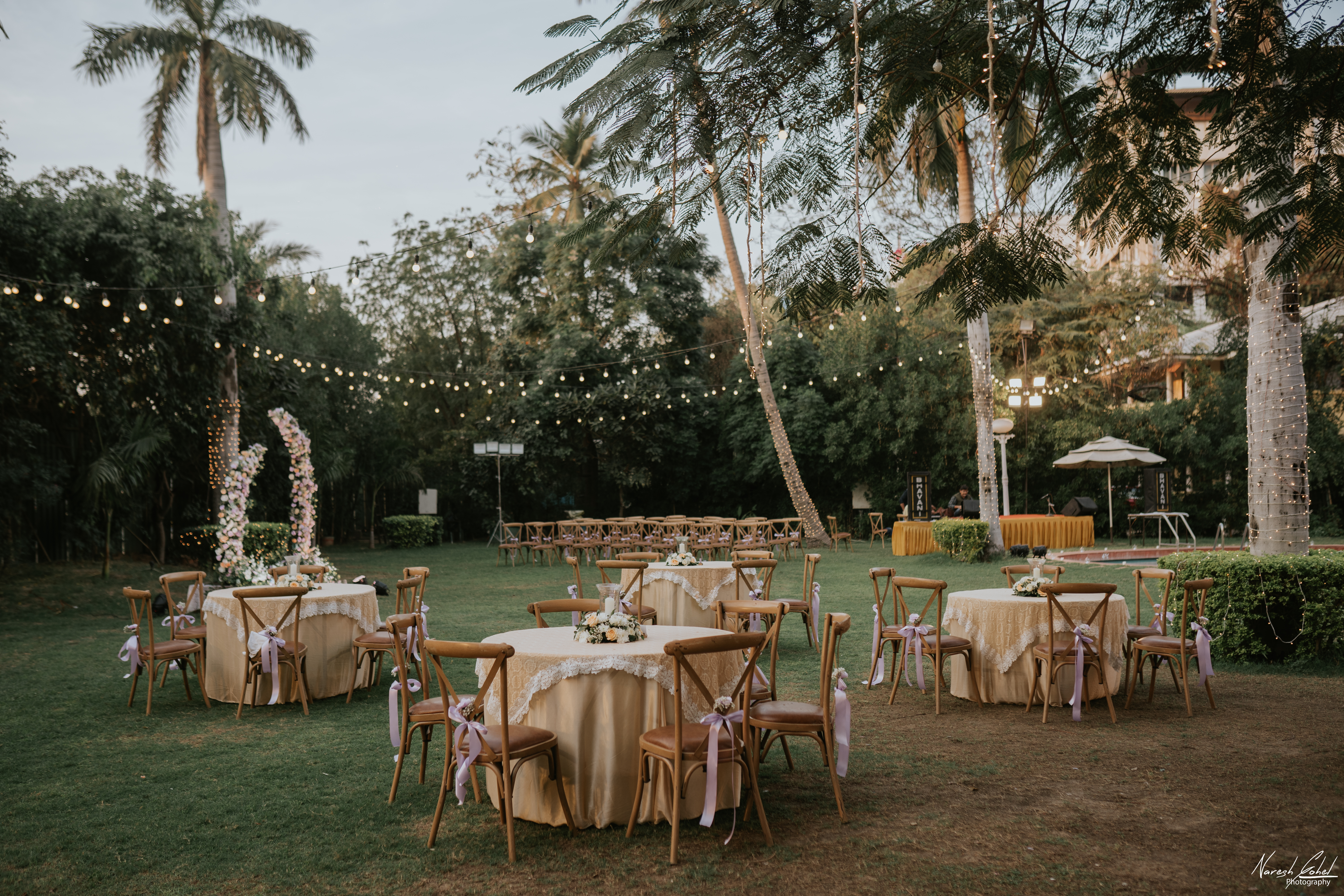Modern Indian heritage wedding mandap and traditional decor styling